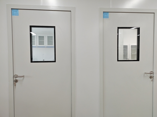 acheter Porte de salle blanche en acier modulaire Porte oscillante hermétique 250 mm épaisseur du mur pour laboratoire online manufacture