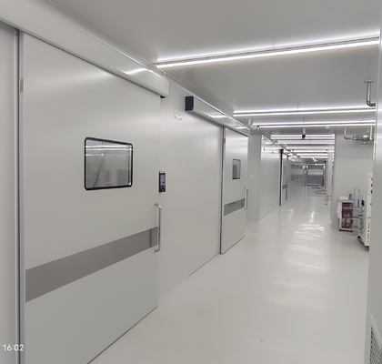 acheter Salle blanche d'hôpital Porte coulissante automatique Isolation thermique Construction sans couture online manufacture