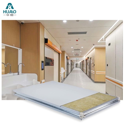 acheter Salle blanche faite à la main Panneau sandwich en laine de roche Isolation acoustique ignifuge online manufacture