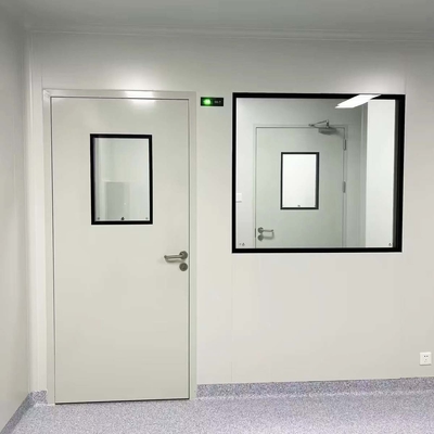 acheter Salles blanches en acier galvanisé portes, salles blanches médicales porte avec fenêtre en verre online manufacture
