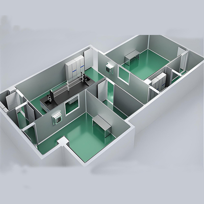 acheter Huuao ISO1-ISO8 Modular Cleanroom for Pharmaceutical Clean Room Partitions 50/75mm Thickness Z Lock EPS Sandwich Panel Cleanroom projects online manufacture