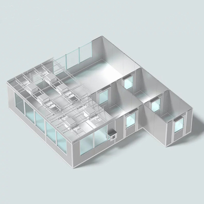 acheter Huuao Customized Solution Class 8 Prefabricated 50mm Sandwich Panel Modular Cleanroom GMP Workshop for Cosmetics or Food Factory online manufacture