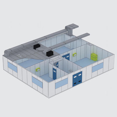 acheter Huaao Cleanroom Supply Portable Clean Room Class 100 Modular Cleanroom OEM Clean Class 100 Modular Cleanroom/ISO 5 ISO 7 Clean Booth online manufacture