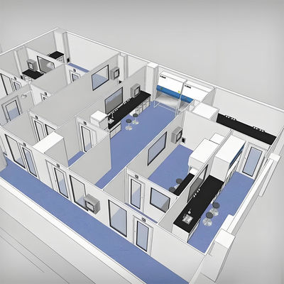 acheter Huaao Class 100 Customized Clean Room Projects Gmps Modular Cleanroom for Pharmaceutical GMP Clean Room Professional Design Dust-Free Clean Room Modular Cleanroom Class 5/6/7/8 100/10000/100000 online manufacture
