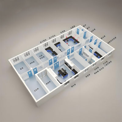 acheter Huaao Modular Cleanroom Design and Manufacturing Cost Effective Class100~Class100000 Clean Room Dust Free Clean Room Modular Cleanroom online manufacture