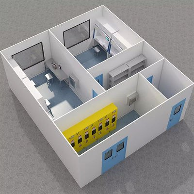 acheter Huuao Fabricant de salle blanche Norme GMP Fournisseur de projet de salle blanche modulaire pour chambre d'hôpital/salle d'opération Projet de salle blanche avec panneaux en acier laqué pour l'industrie pharmaceutique online manufacture