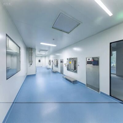 acheter HUAAO Modulaire Moderne Ignifuge Étanche Salle Blanche Poussière Libre ISO Classe 5 pour Hôpital Atelier Laboratoire fabrication en ligne