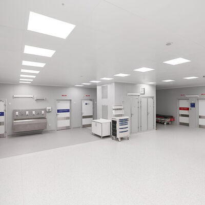 acheter HUAAO Modulaire moderne salle blanche ISO 8 Projet clé en main Professionnel Salles blanches préfabriquées ignifuges conception imperméable à l'eau fabrication en ligne