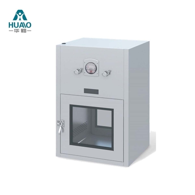 Boîte de passage de salle blanche personnalisable avec contrôleur électronique et filtration à haut rendement pour des performances optimales