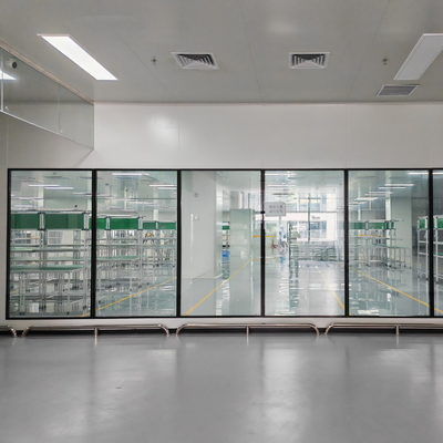 Observation de la purification fenêtre de salle blanche avec surface chimiquement résistante