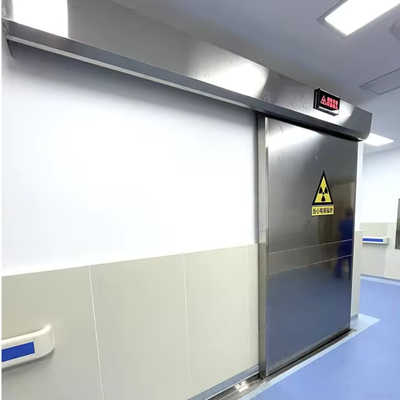 Fermeture automatique de porte coulissante protégée contre les radiations