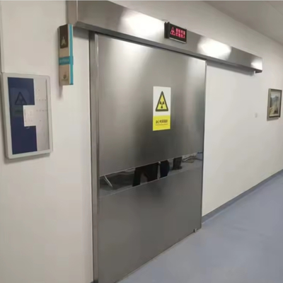 Salle IRM CT Porte de radioprotection, porte coulissante automatique en acier