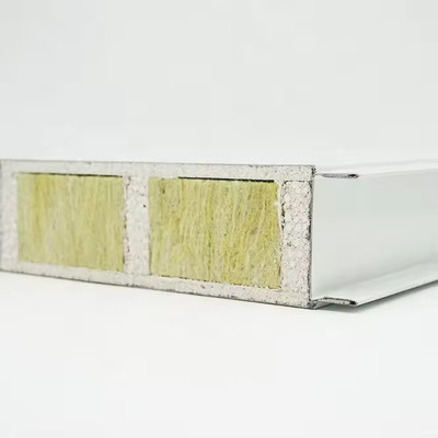 Plafond Laboratoire Hôpital Panneau sandwich Laine de roche Classe 10000 Atelier résistant au feu Construction personnalisée Conception de salle blanche