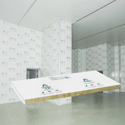 Panneaux de toiture en PU Panneaux rocheux isolés Wpc extérieur conteneur intérieur isolation acoustique duct panneau de polyuréthane sandwich
