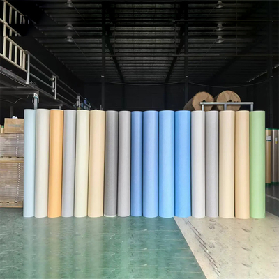Rouleau de sol en vinyle PVC Huaao bon marché, rouleau de linoléum PVC homogène de 2 mm pour hôpital, salle de danse, gymnase, salle blanche