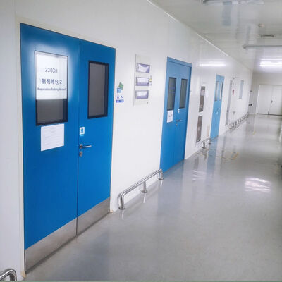 HUAAO Partition Modulaire Moderne pour Salle Blanche, Usage Pharmaceutique, Personnalisable, ISO5-9, Installation Rapide, Ignifuge, Écologique