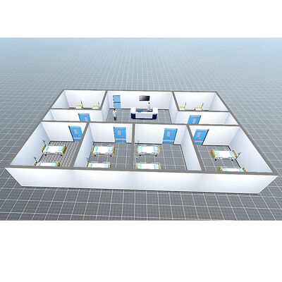 HUAAO Conteneur Préfabriqué à Assemblage Rapide pour Projets Gouvernementaux Clinique Mobile Hôpitaux Laboratoires Salle Blanche Chambre Blanche Modulaire